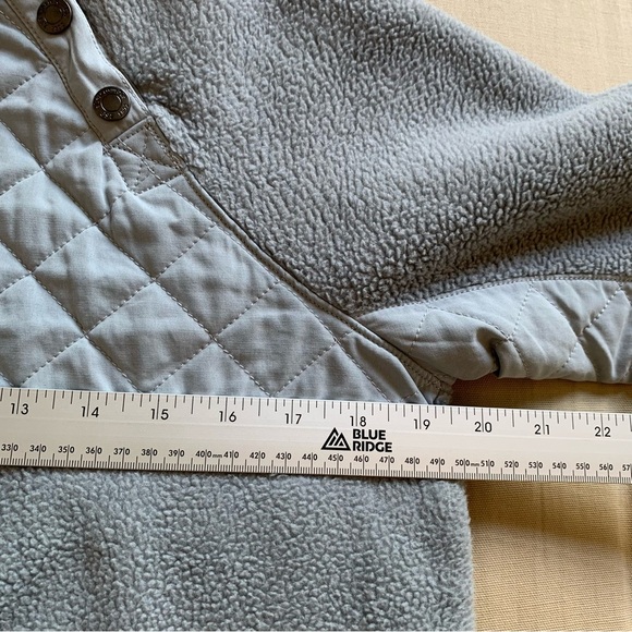 NWT Abercrombie Kids Girl Fleece Snap Pullover Jacket Gray 15/16 Kangaroo Pocket - Picture 8 of 16